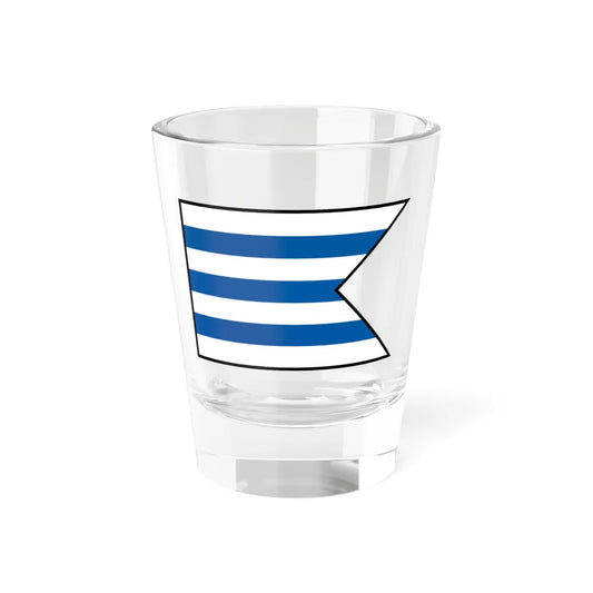 Nemsova Trencin Flag (Slovakia) Shot Glass 1.5oz 1.5oz - Go Mug Yourself