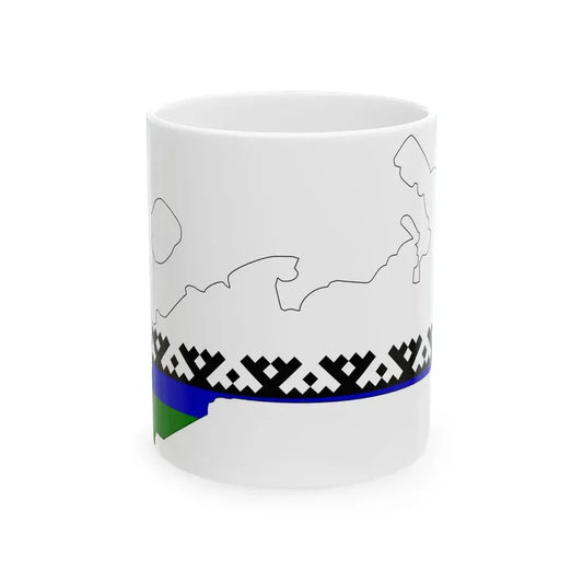 Nenets-geo-stub (Russia) White Coffee Mug 11oz - Go Mug Yourself