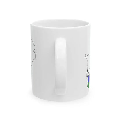 Nenets-geo-stub (Russia) White Coffee Mug - Go Mug Yourself