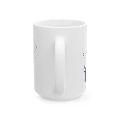 Nenets-geo-stub (Russia) White Coffee Mug - Go Mug Yourself