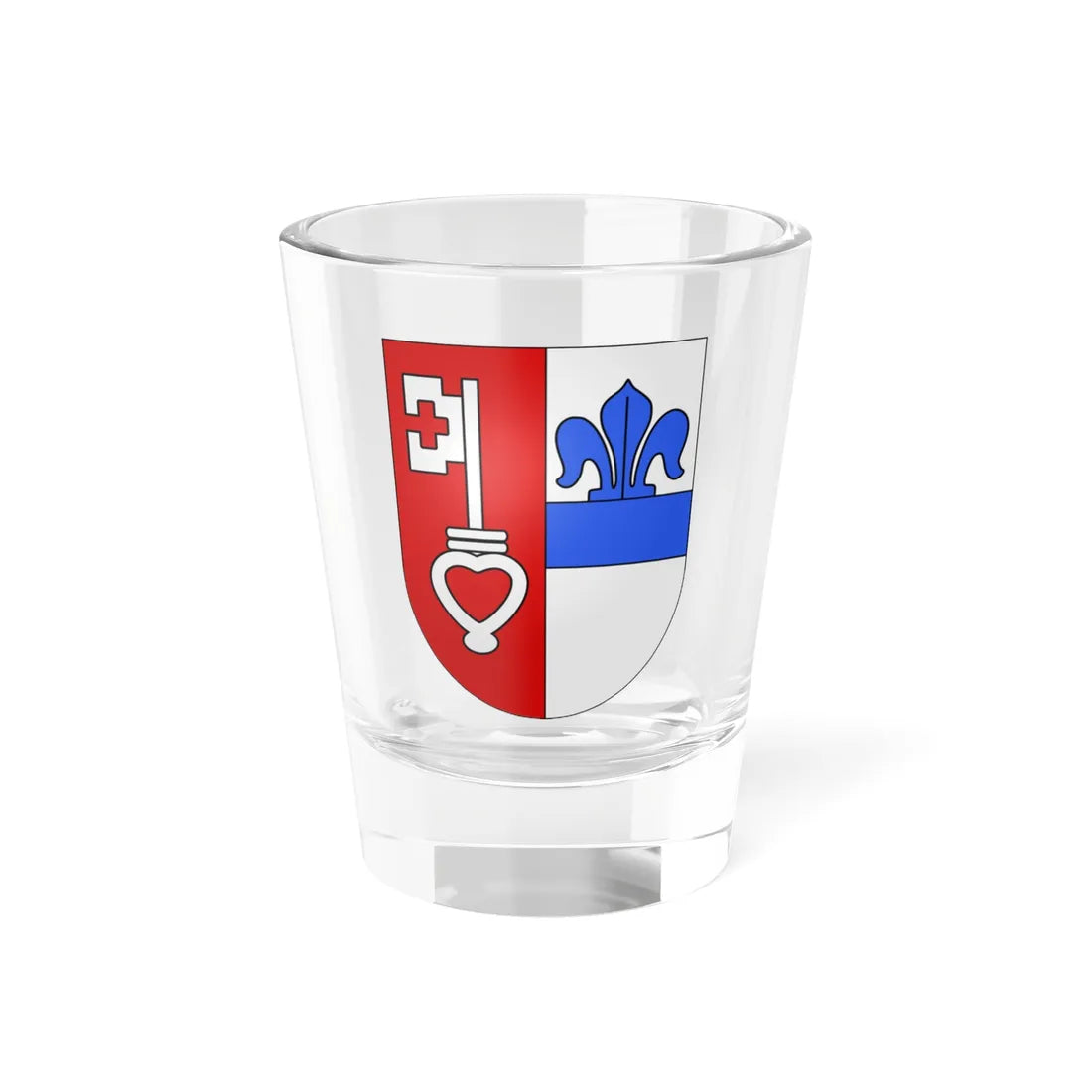 Nenzlingen-coat of arms (Switzerland) (Coat of Arms) Shot Glass 1.5oz - Go Mug Yourself