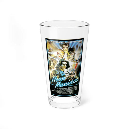 NEON MANIACS 1986 Movie Poster - Pint Glass 16oz-16oz-Go Mug Yourself