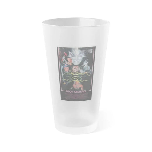NEON MANIACS (2) 1986 Movie Poster - Frosted Pint Glass 16oz 16oz Frosted - Go Mug Yourself