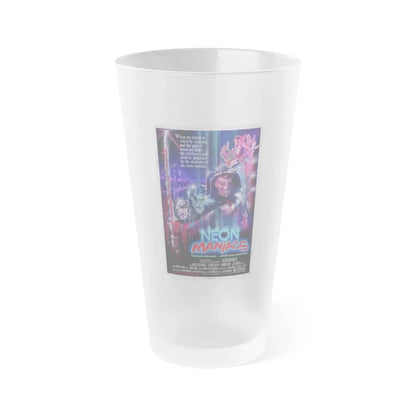 NEON MANIACS (3) 1986 Movie Poster - Frosted Pint Glass 16oz 16oz Frosted - Go Mug Yourself