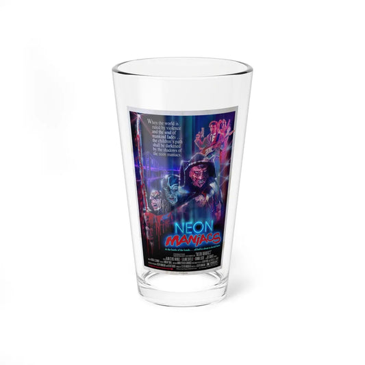 NEON MANIACS (3) 1986 Movie Poster - Pint Glass 16oz-16oz-Go Mug Yourself