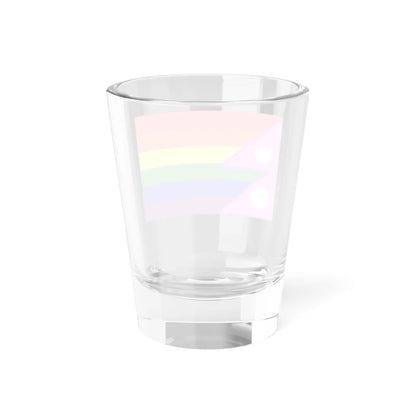 Nepal Bisexual Rainbow Flag 1930-1962 (Nepal) Shot Glass 1.5oz - Go Mug Yourself