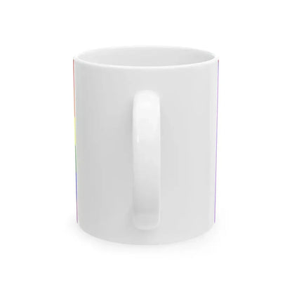 Nepal Bisexual Rainbow Flag (Nepal) White Coffee Mug - Go Mug Yourself