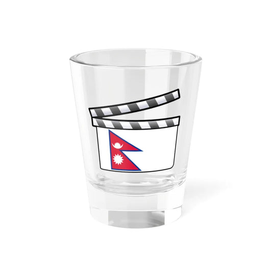 Nepal film clapperboard (Nepal) Shot Glass 1.5oz 1.5oz - Go Mug Yourself