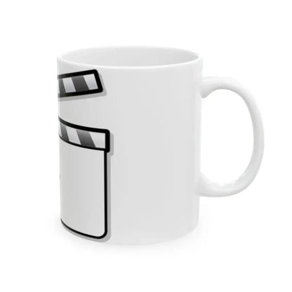 Nepal film clapperboard (Nepal) White Coffee Mug - Go Mug Yourself