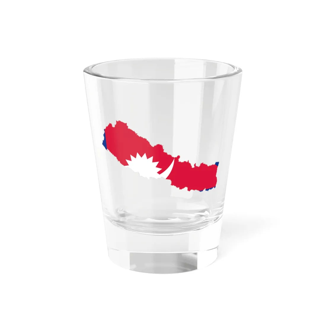 Nepal-Flagmap (Nepal) Shot Glass 1.5oz 1.5oz - Go Mug Yourself