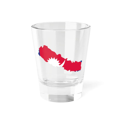 Nepal-Flagmap (Nepal) Shot Glass 1.5oz 1.5oz - Go Mug Yourself