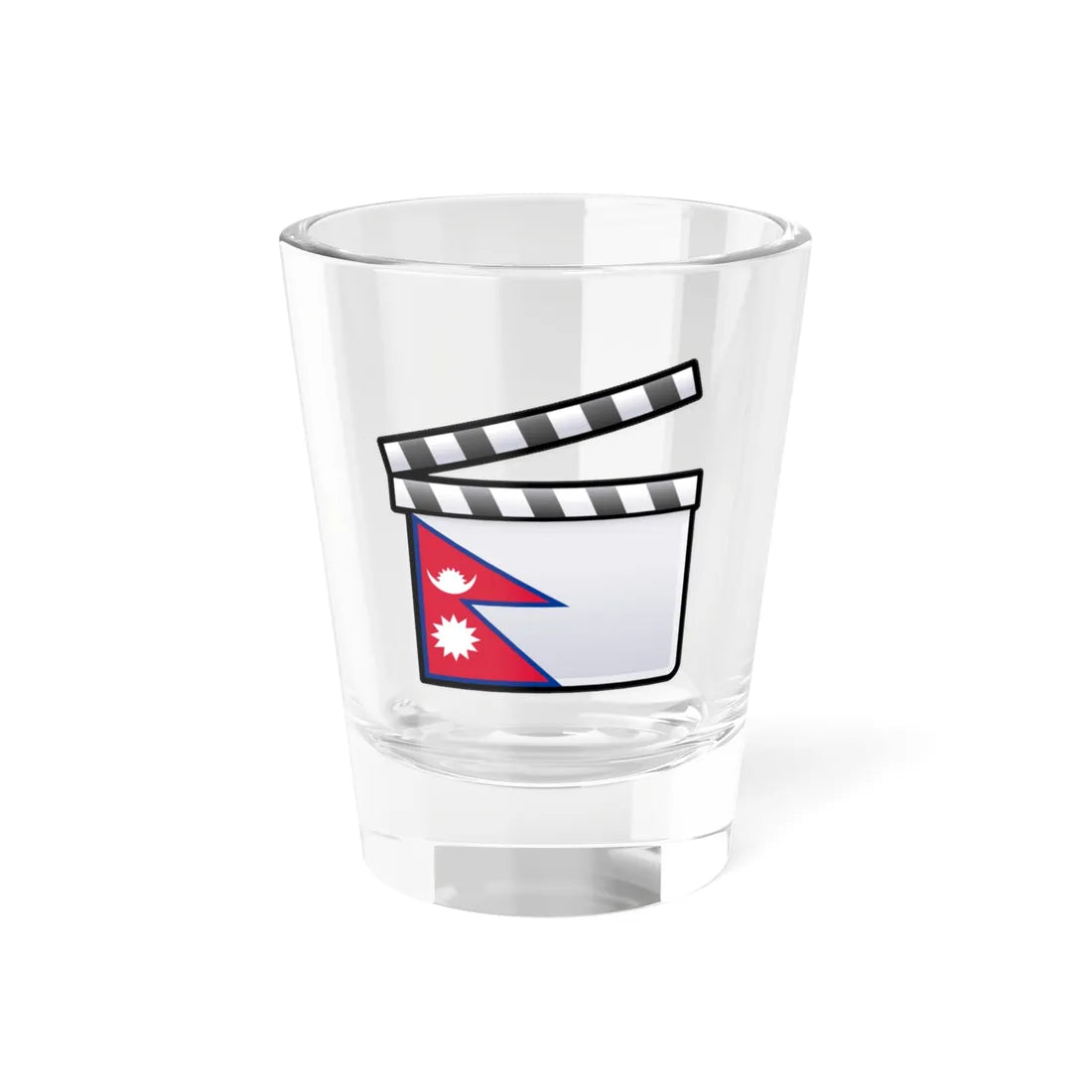 Nepali Cinema (Nepal) Shot Glass 1.5oz 1.5oz - Go Mug Yourself