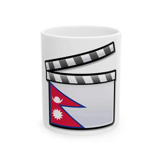 Nepali Cinema (Nepal) White Coffee Mug 11oz - Go Mug Yourself