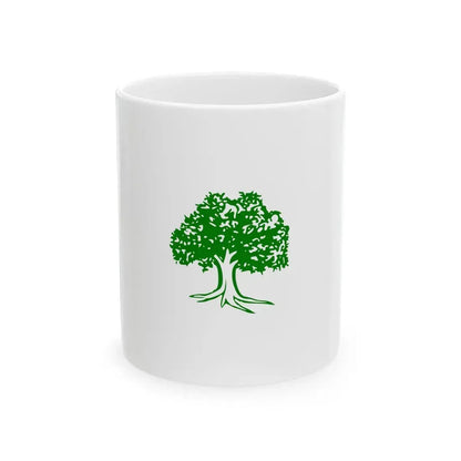 Nepali Congress alt flag (Nepal) White Coffee Mug 11oz - Go Mug Yourself