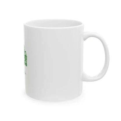 Nepali Congress alt flag (Nepal) White Coffee Mug - Go Mug Yourself