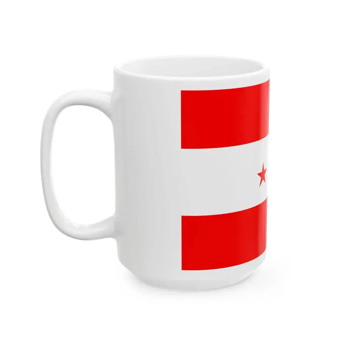 Nepali Congress flag edited (Nepal) White Coffee Mug - Go Mug Yourself