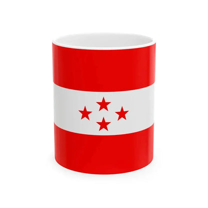 Nepali Congress flag (Nepal) White Coffee Mug 11oz - Go Mug Yourself