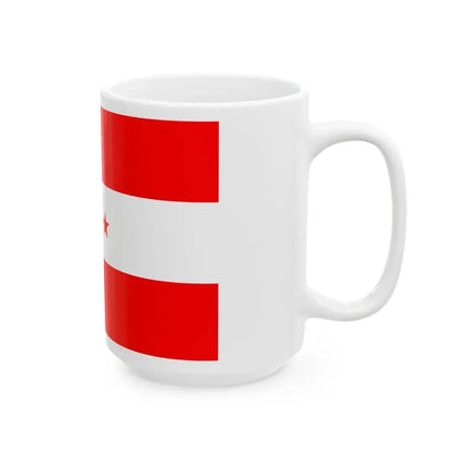 Nepali Congress flag (Nepal) White Coffee Mug - Go Mug Yourself