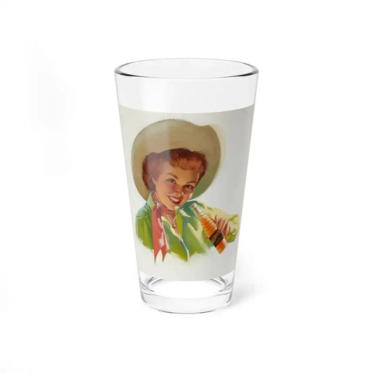 Nesbitt's Soda advertising illustration (Magazine Illustration) Pint Glass 16oz 16oz - Go Mug Yourself