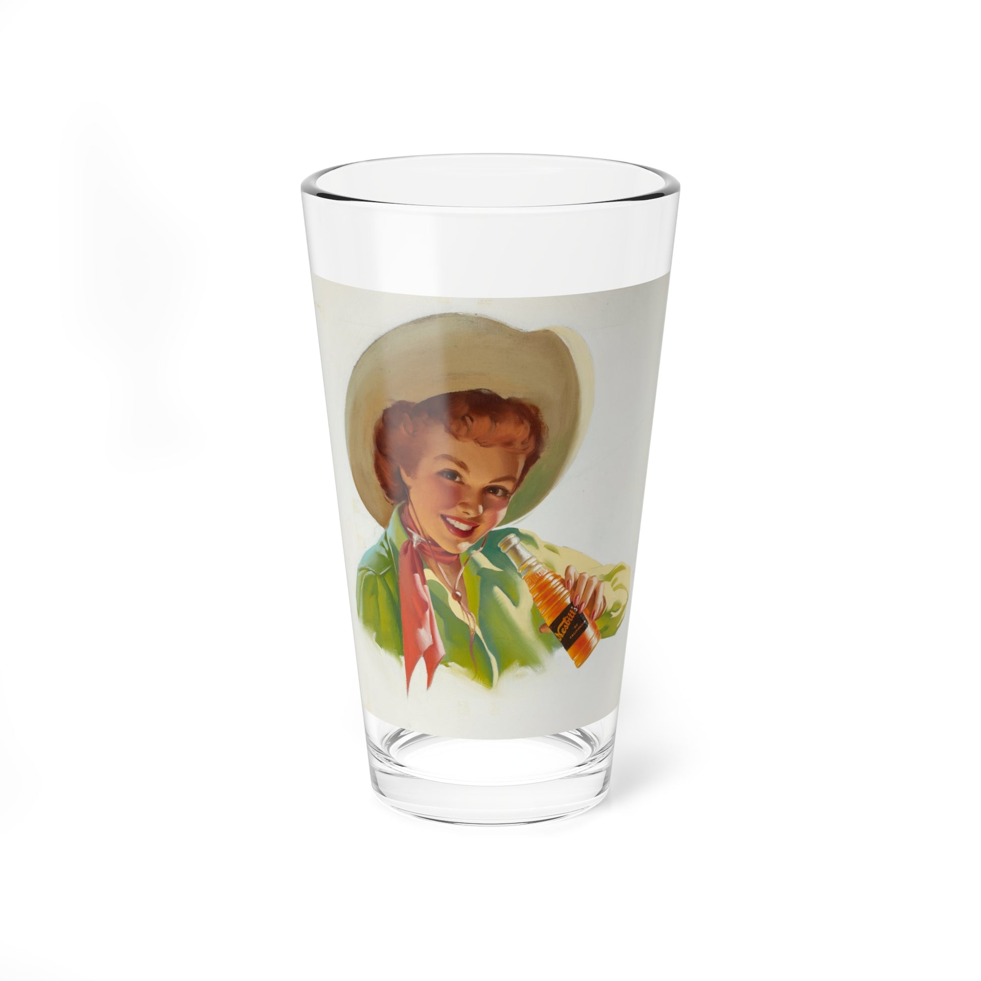 Nesbitt's Soda advertising illustration (Magazine Illustration) Pint Glass 16oz-16oz-Go Mug Yourself