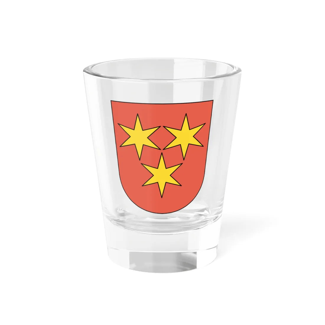 Neschwil coat of arms (Switzerland) (Coat of Arms) Shot Glass 1.5oz 1.5oz - Go Mug Yourself