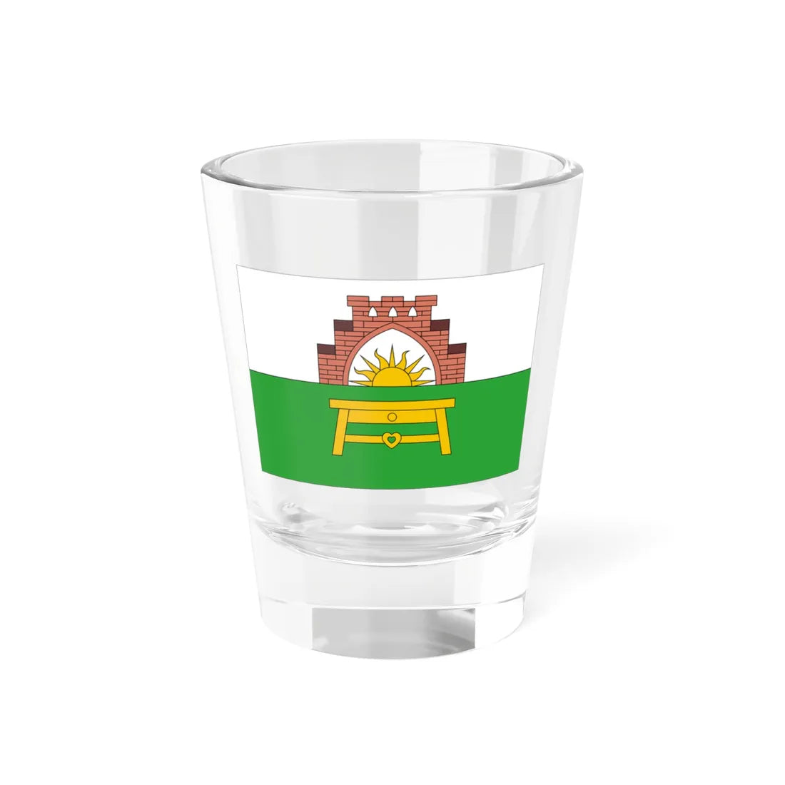 Nesterov flag (Russia) Shot Glass 1.5oz 1.5oz - Go Mug Yourself