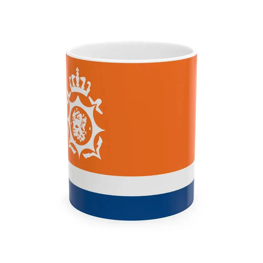 Netherlands Coast Guard flag (Netherlands) White Coffee Mug 11oz - Go Mug Yourself