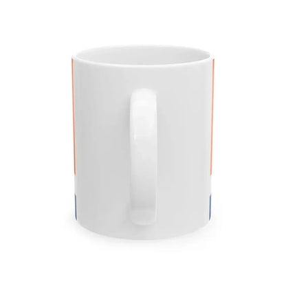 Netherlands Coast Guard flag (Netherlands) White Coffee Mug - Go Mug Yourself