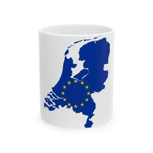 Netherlands EU (Netherlands) White Coffee Mug 11oz - Go Mug Yourself