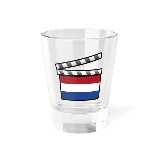Netherlands film clapperboard (Netherlands) Shot Glass 1.5oz 1.5oz - Go Mug Yourself
