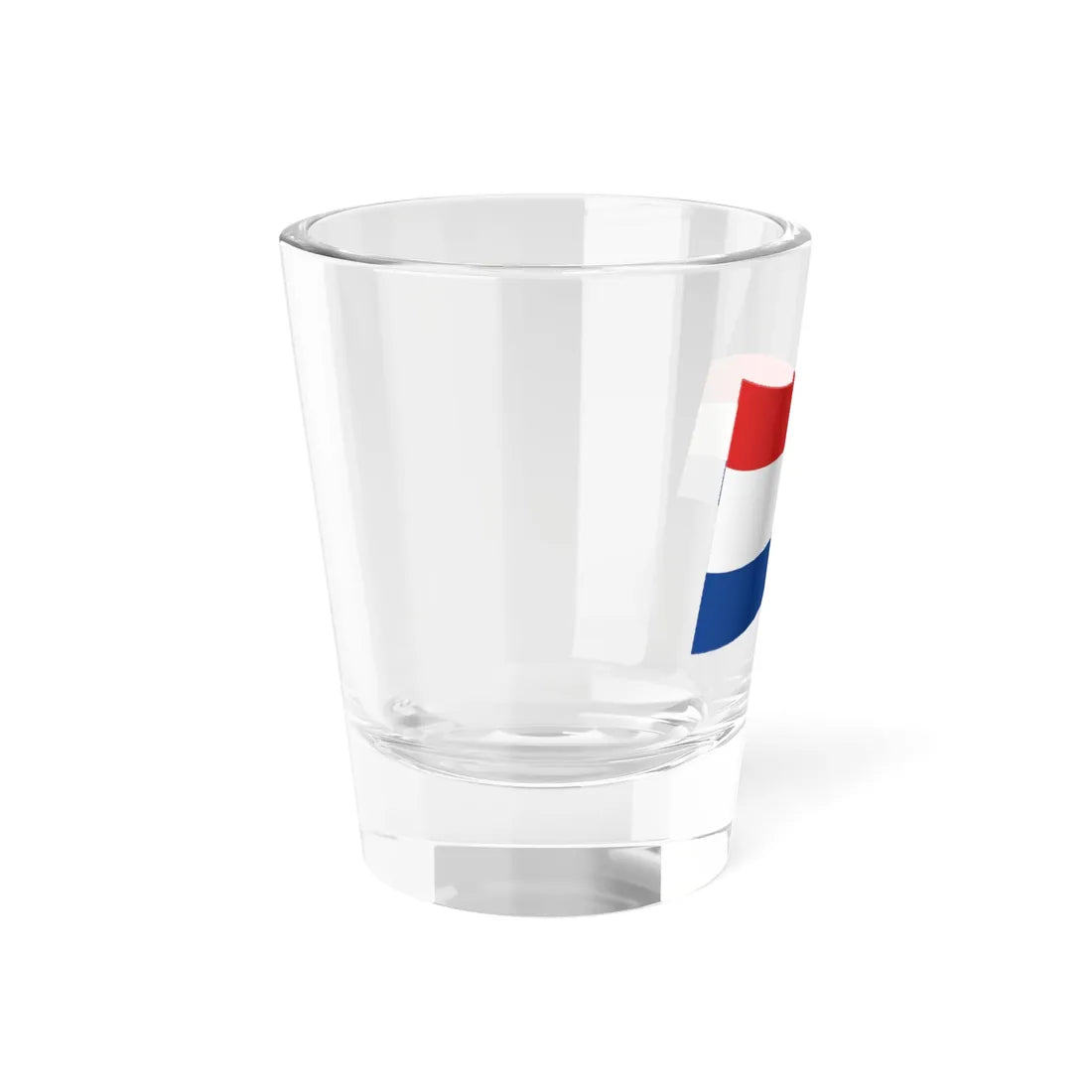 Netherlands Flag - iconic waving (Netherlands) Shot Glass 1.5oz - Go Mug Yourself
