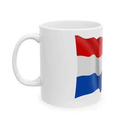 Netherlands-flag (Netherlands) White Coffee Mug - Go Mug Yourself