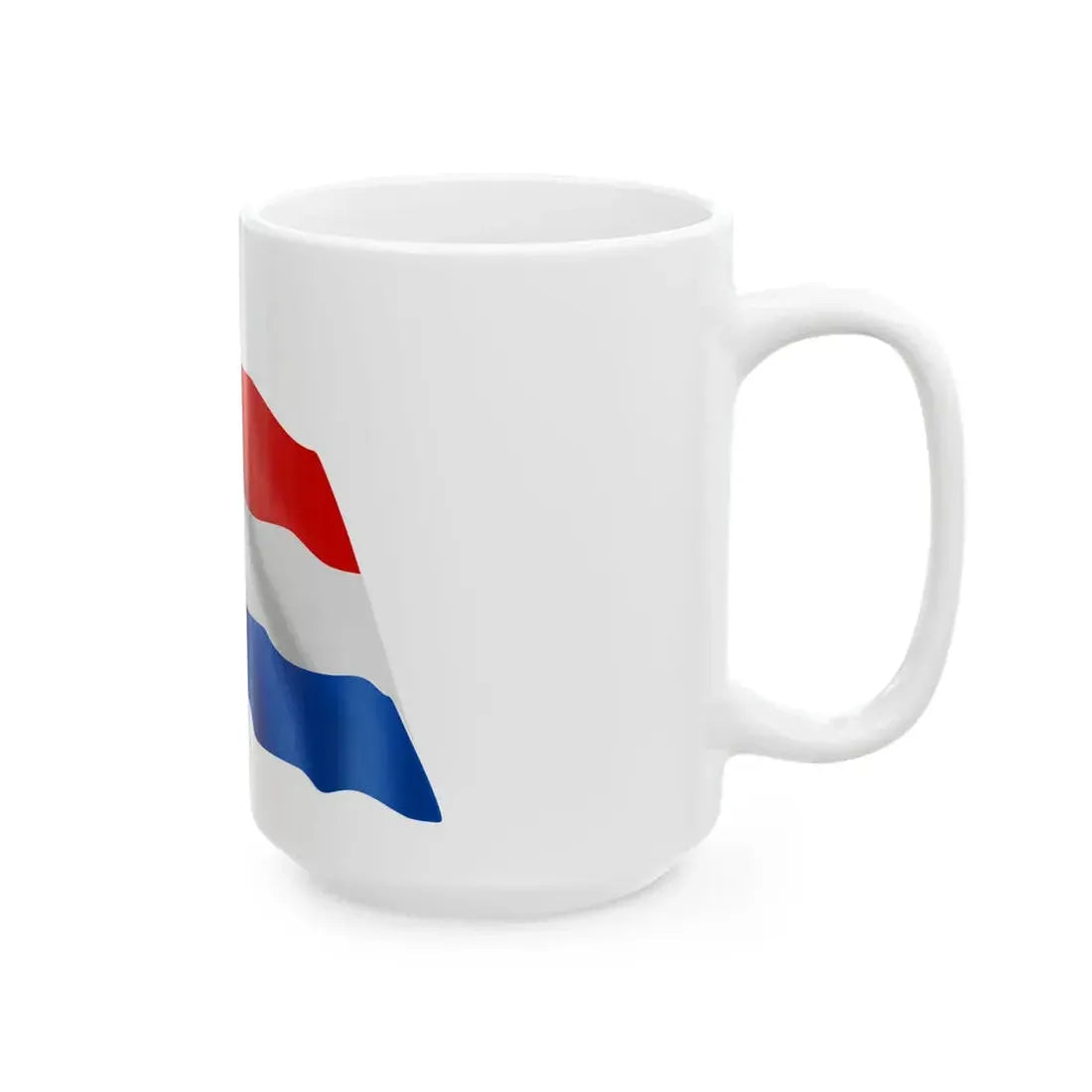 Netherlands-flag (Netherlands) White Coffee Mug - Go Mug Yourself