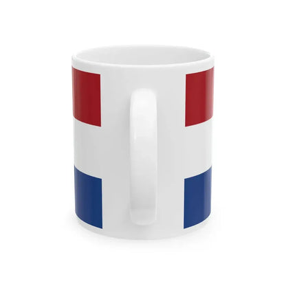 Netherlands flag small (Netherlands) White Coffee Mug - Go Mug Yourself