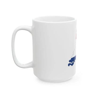 Netherlands-Flagmap (Netherlands) White Coffee Mug - Go Mug Yourself