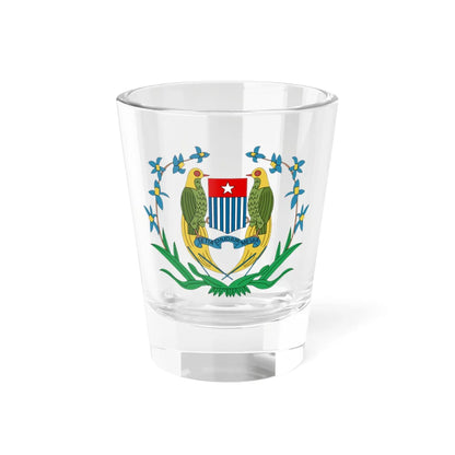 Netherlands New Guinea coa 1961 (Netherlands) (Coat of Arms) Shot Glass 1.5oz 1.5oz - Go Mug Yourself