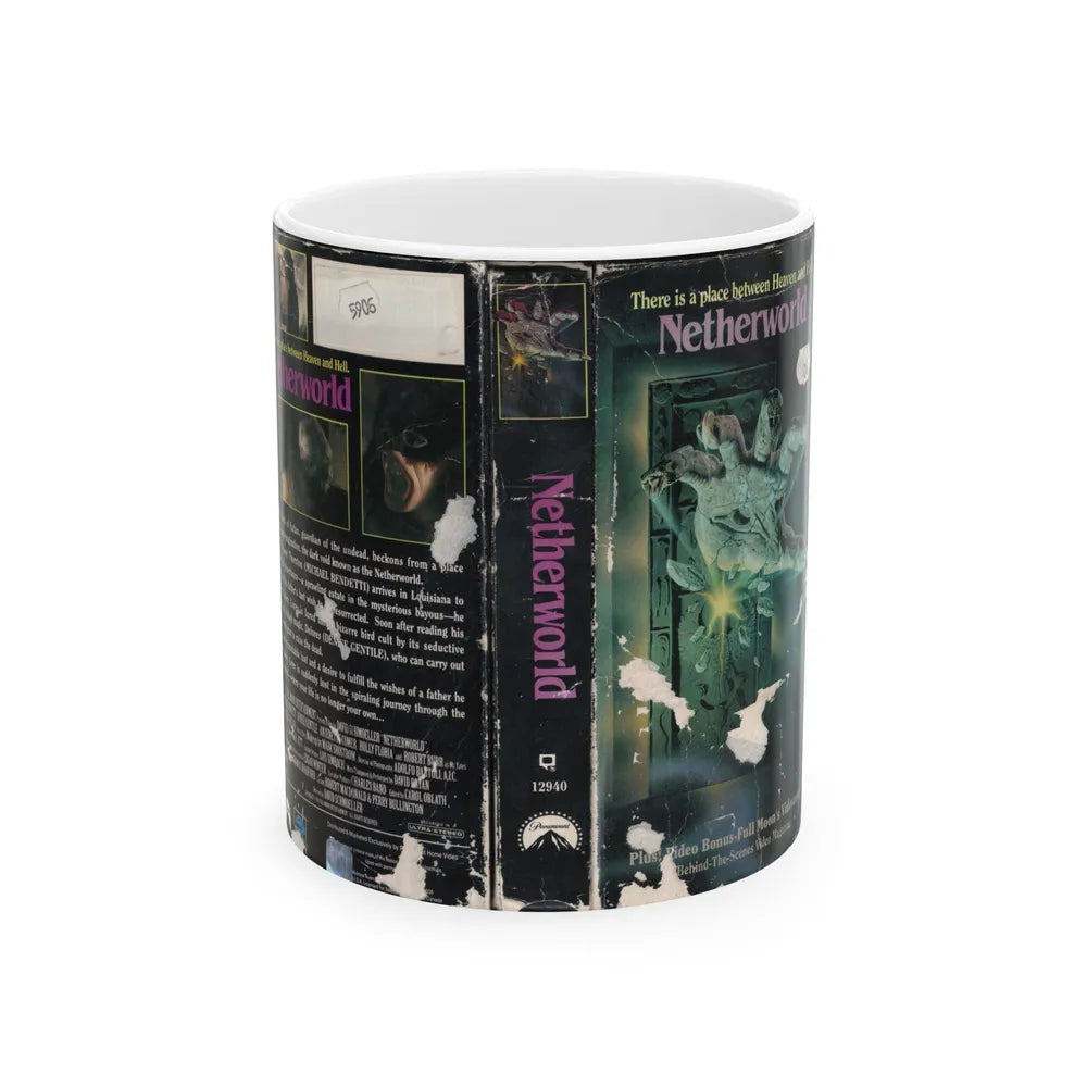 NETHERWORLD (VHS COVER) - White Coffee Mug-11oz-Go Mug Yourself