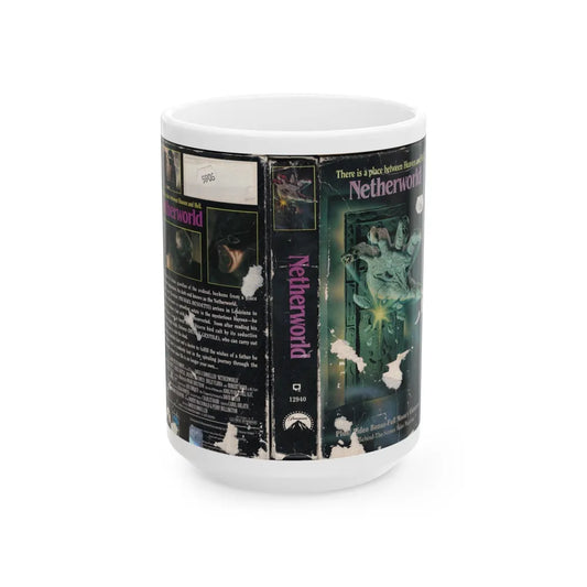 NETHERWORLD (VHS COVER) - White Coffee Mug-15oz-Go Mug Yourself