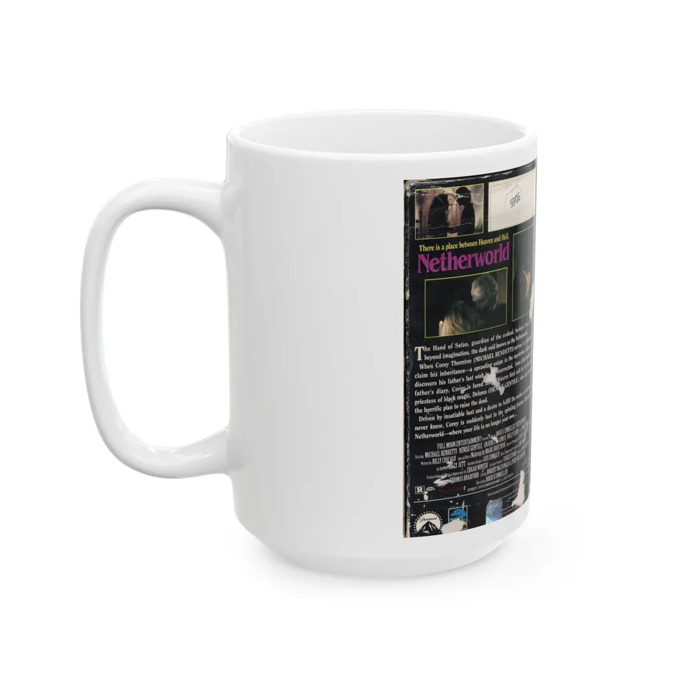 NETHERWORLD (VHS COVER) - White Coffee Mug-Go Mug Yourself