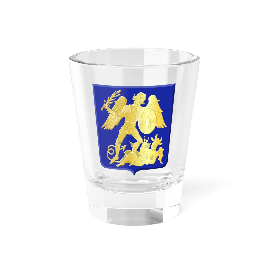 Neufchâteau wapen (Belgium) (Coat of Arms) Shot Glass 1.5oz 1.5oz - Go Mug Yourself