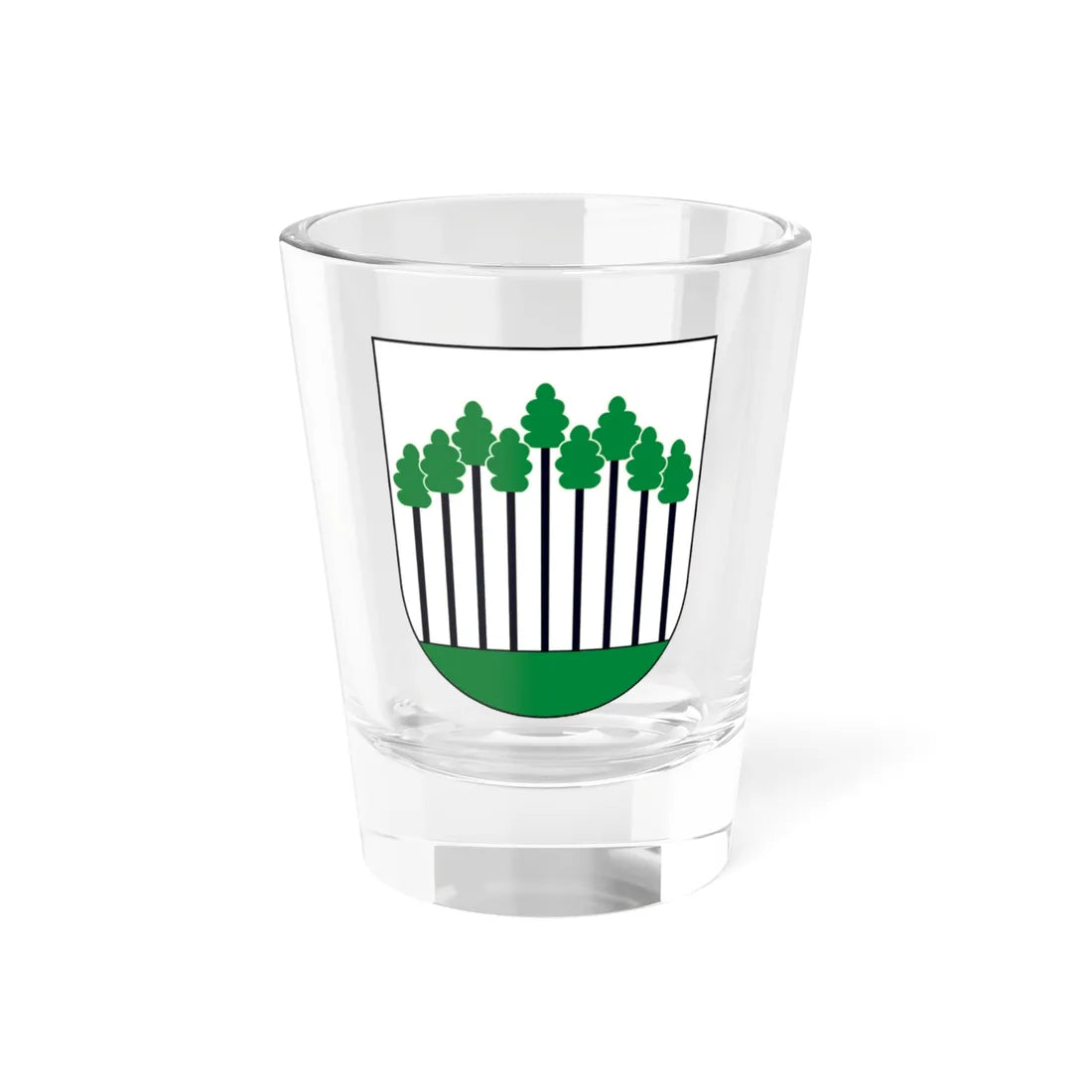 Neunforn-blazon (Switzerland) (Coat of Arms) Shot Glass 1.5oz 1.5oz - Go Mug Yourself