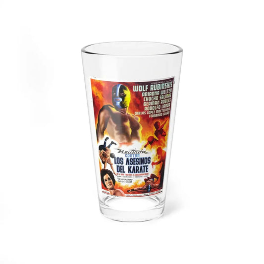 NEUTRON VS THE KARATE KILLERS 1965 Movie Poster - Pint Glass 16oz 16oz - Go Mug Yourself