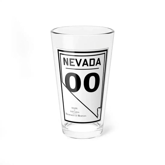 Nevada 00 1924 (Nevada) (Road Sign) Pint Glass 16oz 16oz - Go Mug Yourself