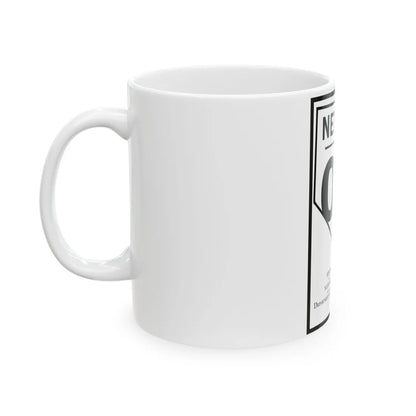 Nevada 00 1924 (Nevada) (Road Sign) White Coffee Mug - Go Mug Yourself