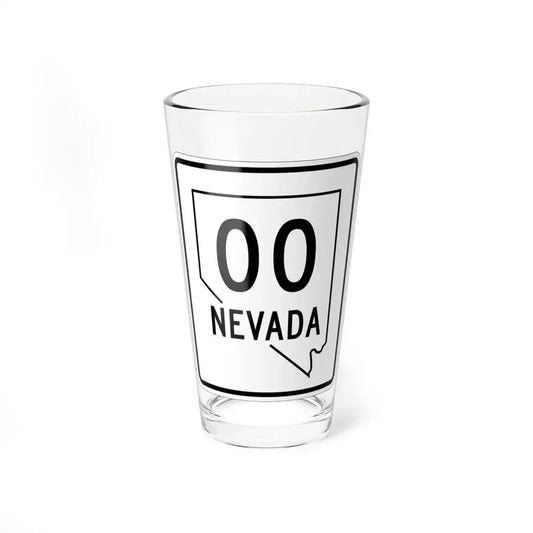 Nevada 00 1955 (Nevada) (Road Sign) Pint Glass 16oz 16oz - Go Mug Yourself