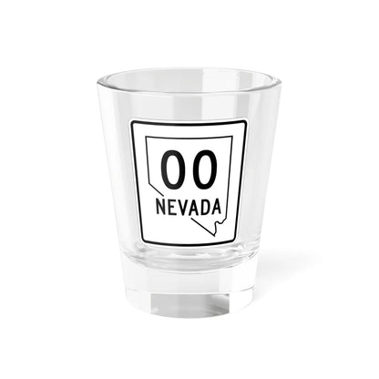 Nevada 00 1955 (Nevada) (Road Sign) Shot Glass 1.5oz 1.5oz - Go Mug Yourself
