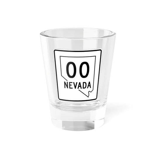 Nevada 00 1955 (Nevada) (Road Sign) Shot Glass 1.5oz 1.5oz - Go Mug Yourself