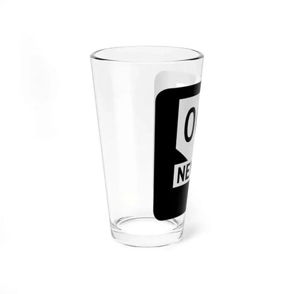 Nevada 000 nopath (Nevada) (Road Sign) Pint Glass 16oz - Go Mug Yourself