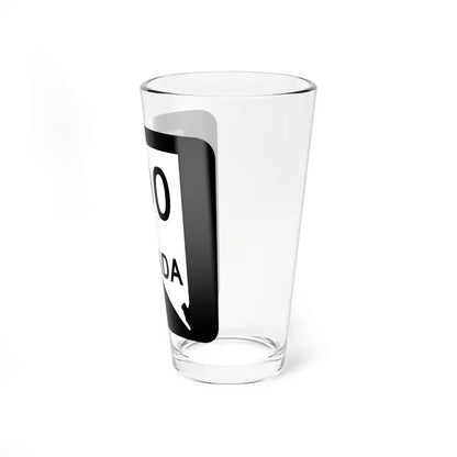 Nevada 000 nopath (Nevada) (Road Sign) Pint Glss 16oz - Go Mug Yourself