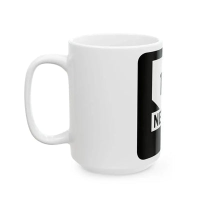Nevada 119 (Nevada) (Road Sign) White Coffee Mug - Go Mug Yourself